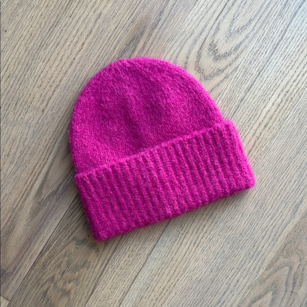 Madewell Pink Knit Hat